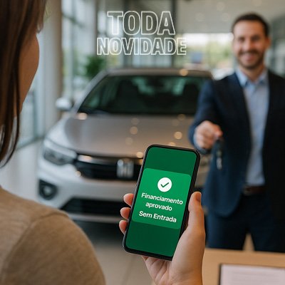 Carro sem entrada financiado