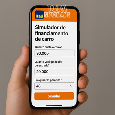 Simulador de financiamento de carro Itaú