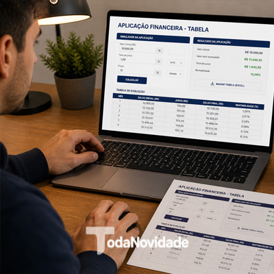 IR sobre aplicação financeira tabela