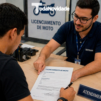 licenciamento de moto