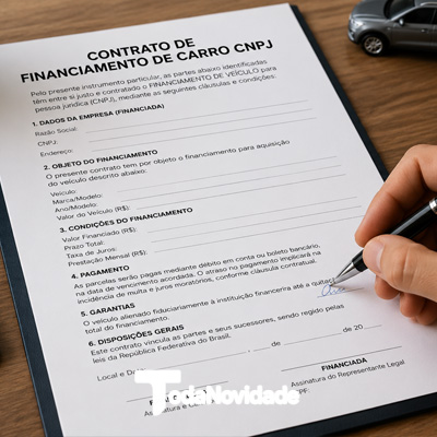 Confira tudo sobre o Financiamento de carro CNPJ: veja como funciona. financiamento de carro CNPJ