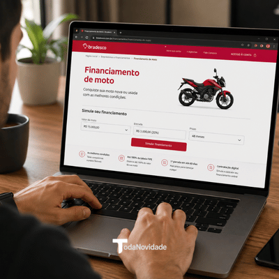 financiar moto Bradesco